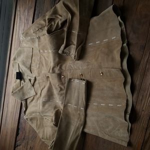 Wet Seal | VINTAGE 100% Leather Shacket- S